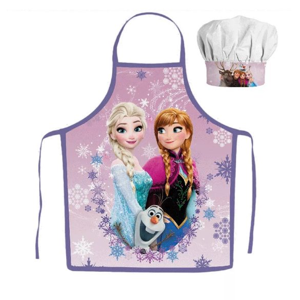 Disney jégvarázs gyerek kötény és kuktasapi