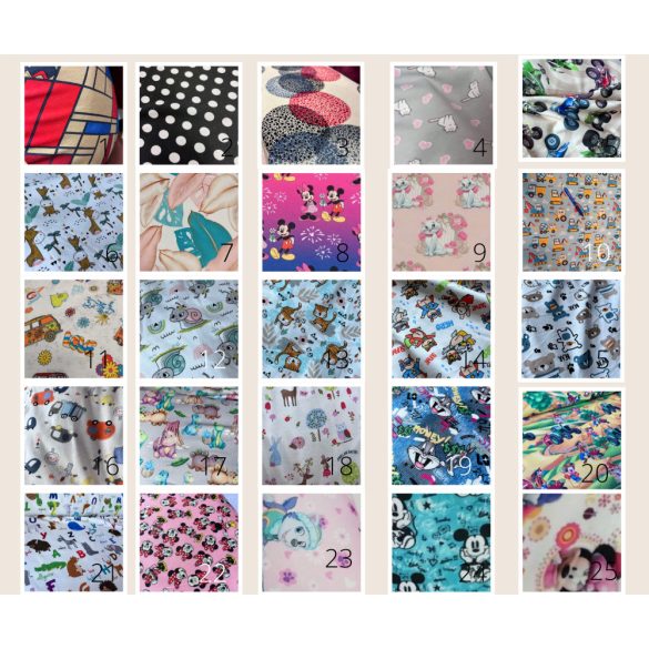 Masnis turbán - mintásak