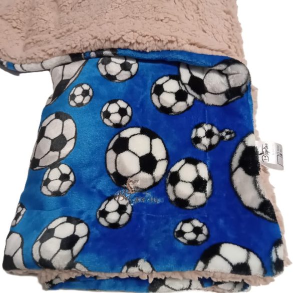 Téli serpa takaró/pléd  - foci